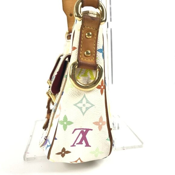 LOUIS VUITTON White Monogram Shoulder Bag - Picture 4 of 16